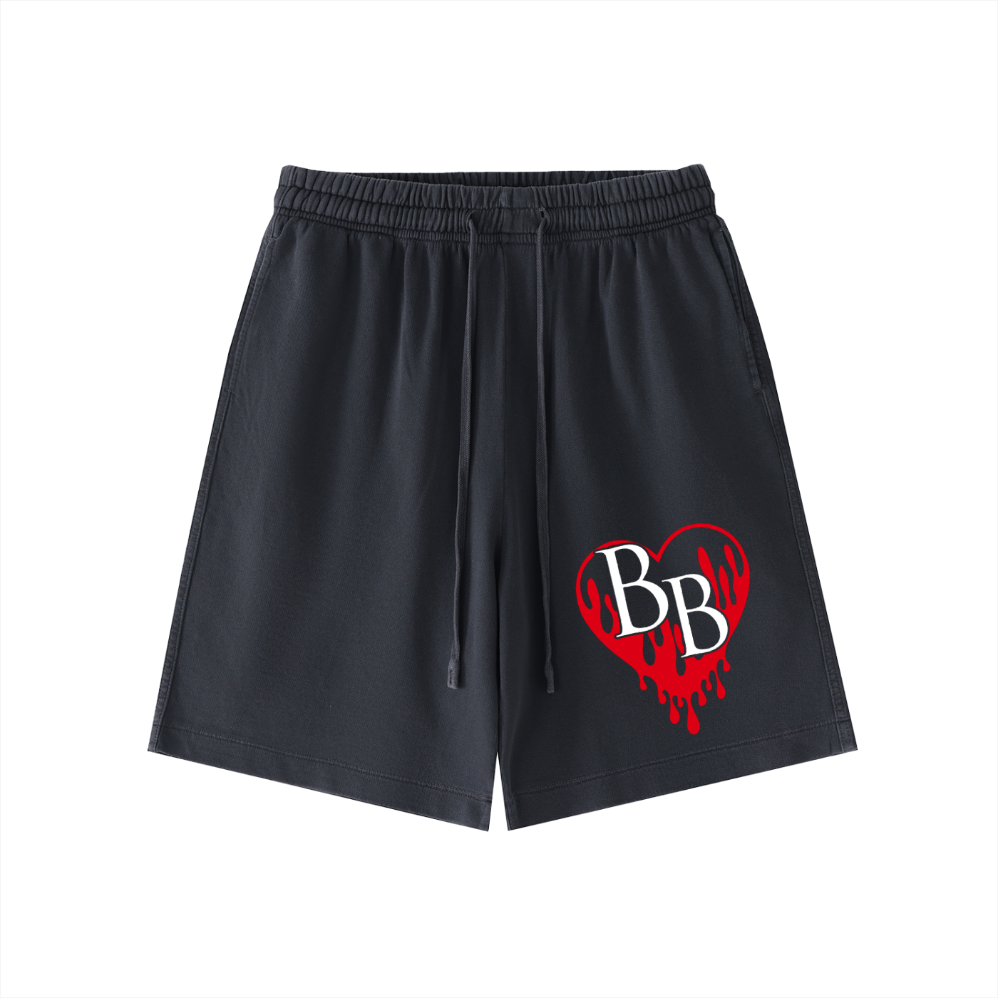 BLOODBROTHERZ Vintage Wash Cotton Shorts
